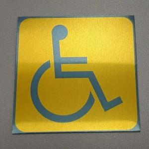 Информационные таблички — Информационная табличка инвалид — фото